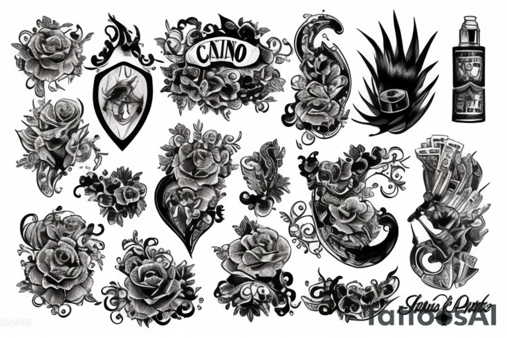 Casino tattoo idea