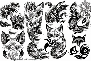 Fox Nine tails tattoo idea