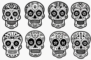 dia de los muertos tattoo idea