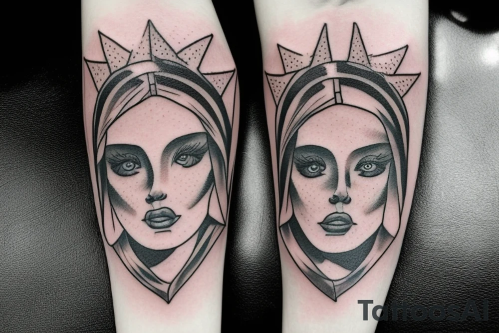 Bad nun tattoo idea