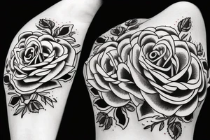 Rose tattoo idea