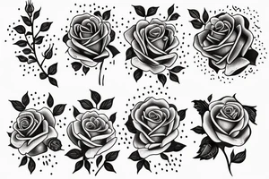 Rose tattoo idea
