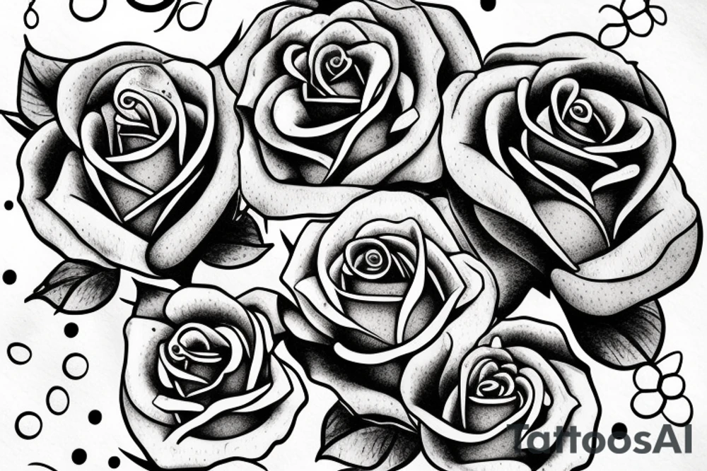 Rose tattoo idea