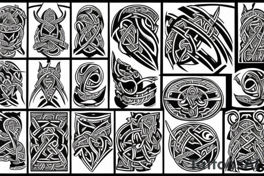 Viking tattoo idea