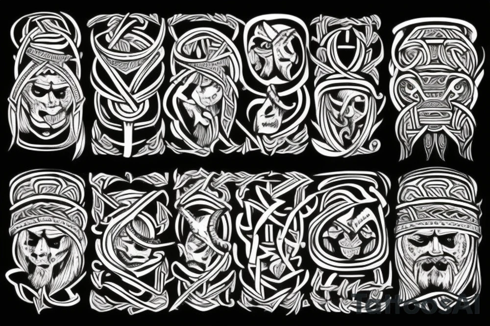 Viking tattoo idea