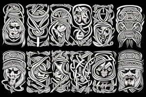 Viking tattoo idea