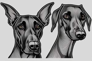 Doberman tattoo idea