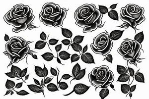 Rose tattoo idea