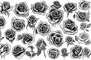 Rose tattoo idea