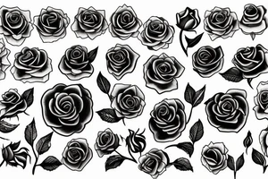 Rose tattoo idea
