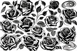 Rose tattoo idea