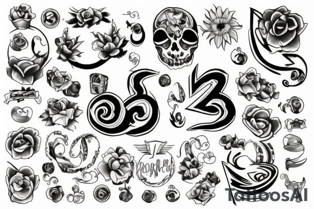 Number 1 tattoo idea