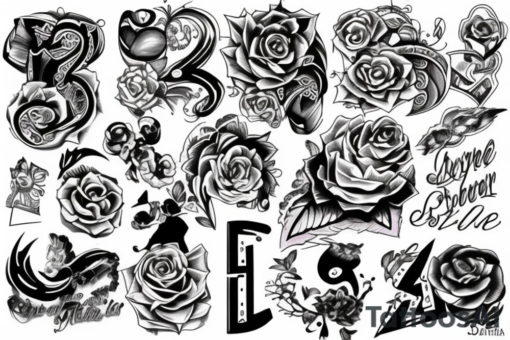 Number 1 tattoo idea