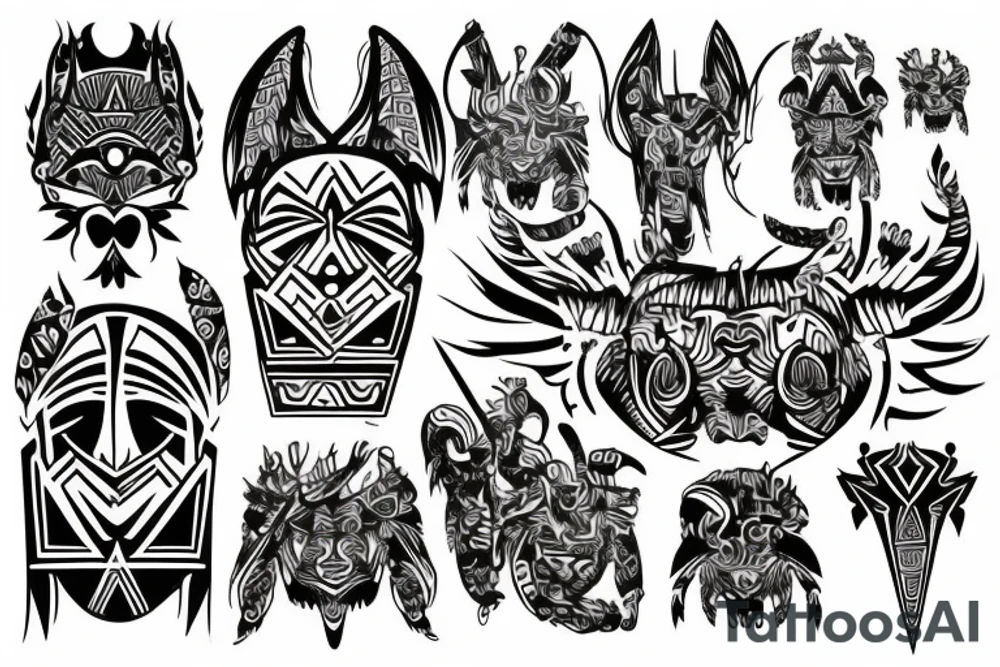 Wikingowie łodzie broń tattoo idea