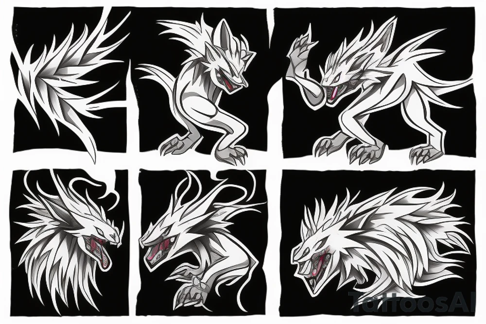Hisuian zoroark tattoo idea