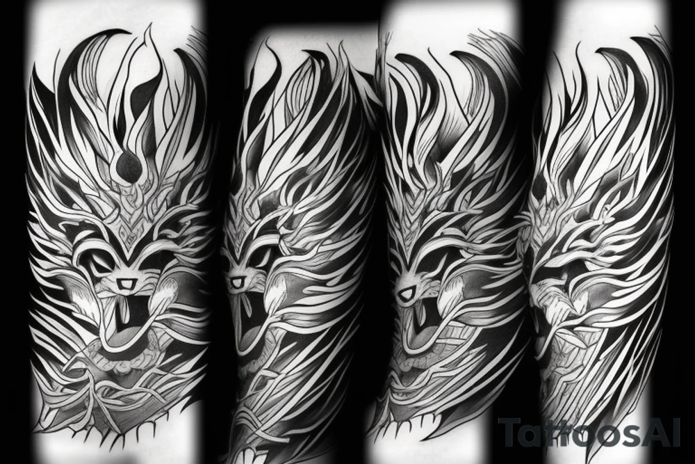 Hisuian zoroark tattoo idea