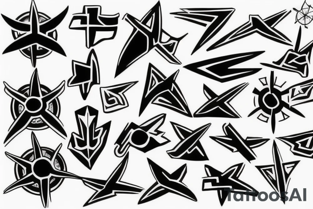 Shuriken tattoo idea