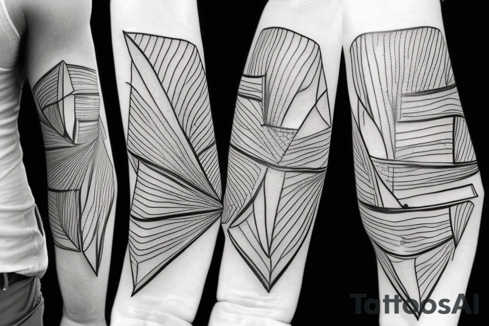Paper plane tattoo idea