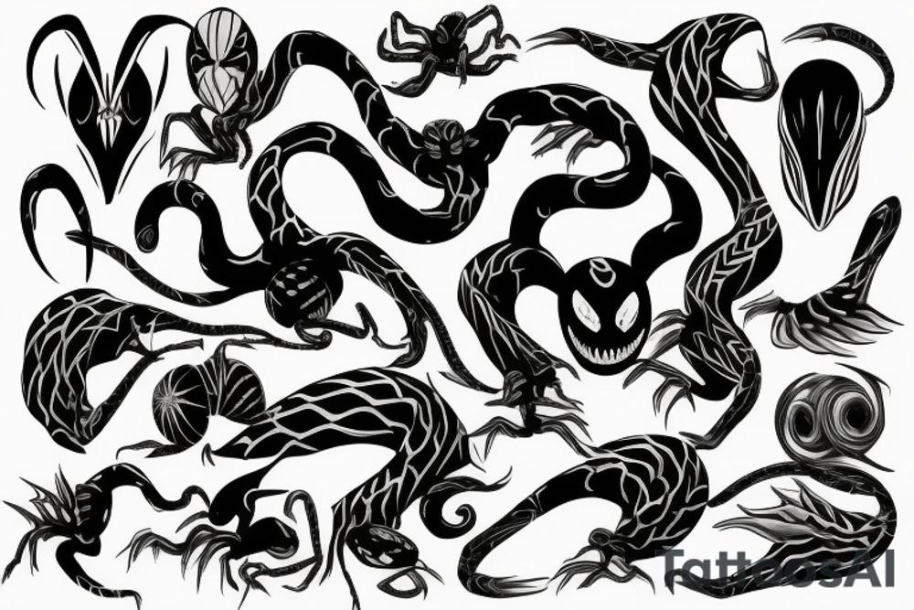 Venom tattoo idea