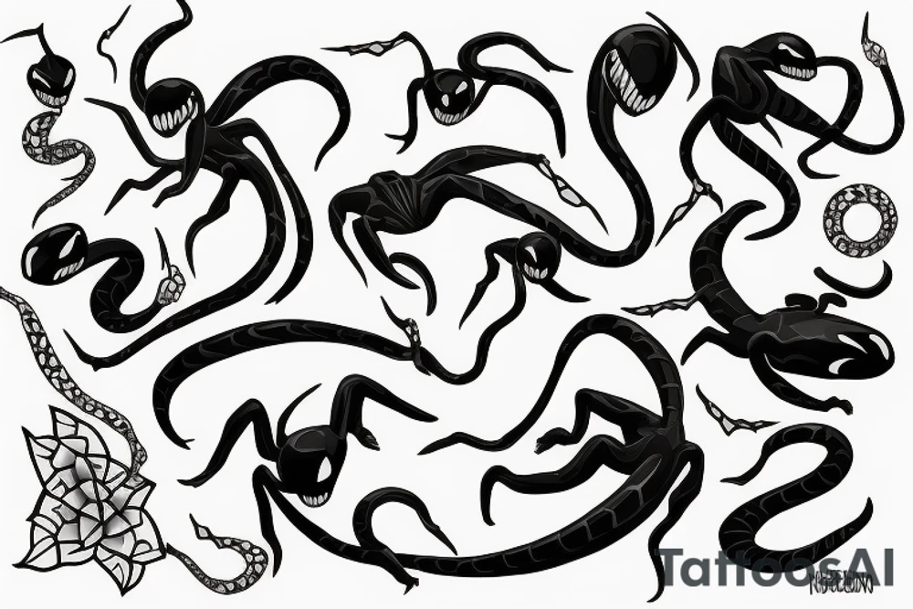 Venom tattoo idea