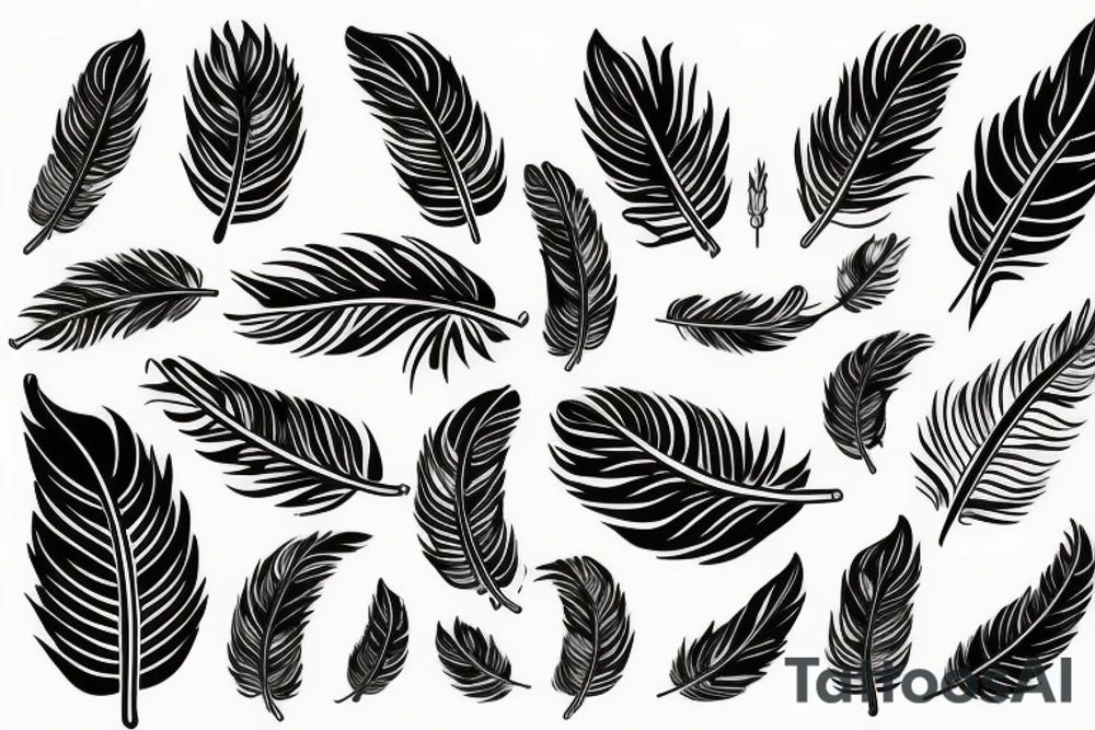 Feather tattoo idea