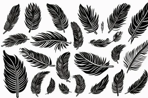Feather tattoo idea