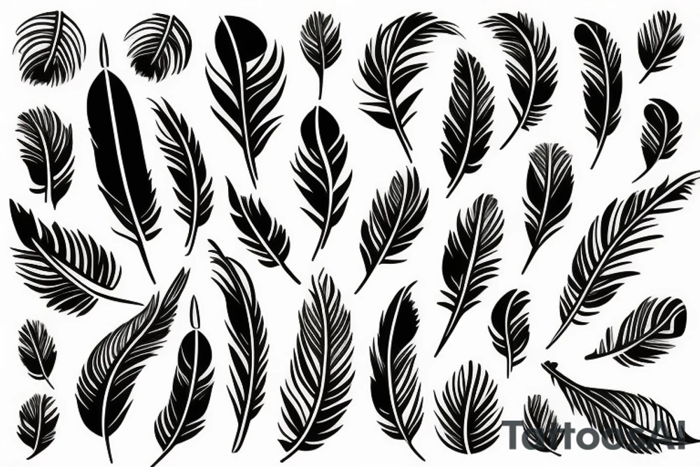 Feather tattoo idea