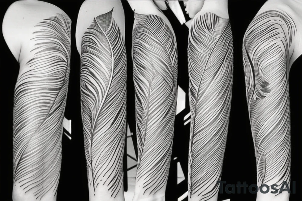 Feather tattoo idea