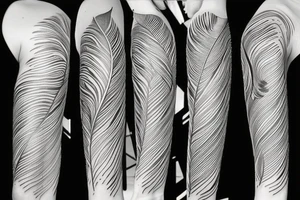 Feather tattoo idea