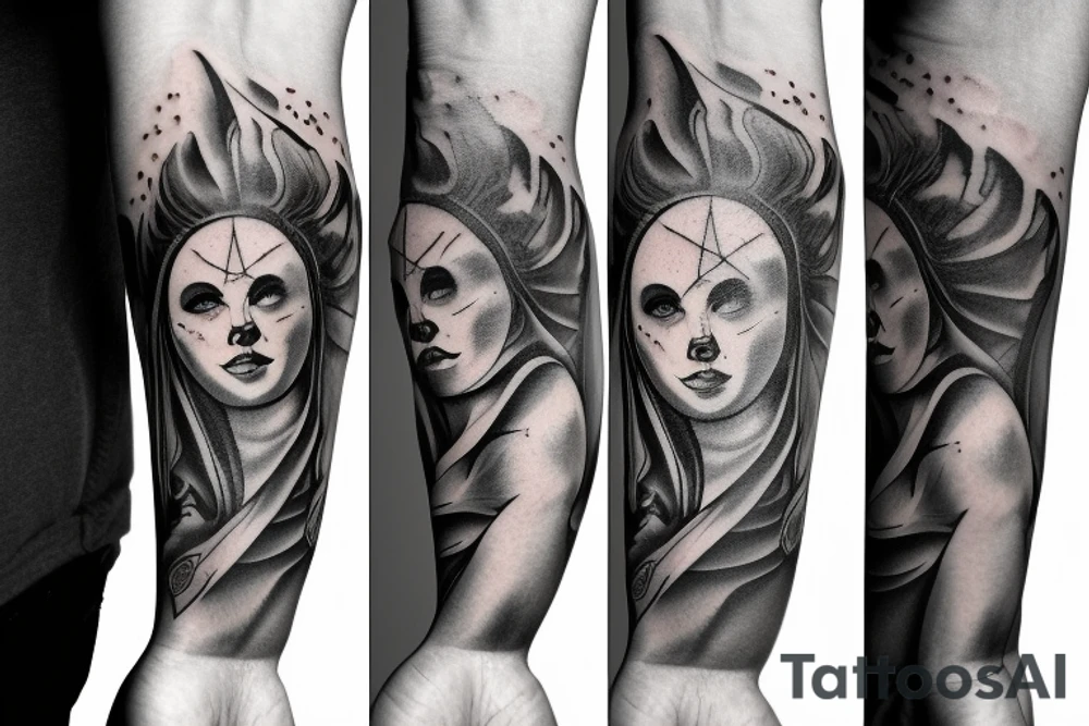 Wybuch atomowy nuclear Winter tattoo idea