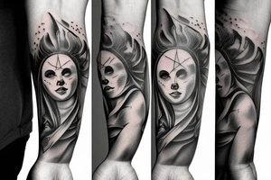 Wybuch atomowy nuclear Winter tattoo idea