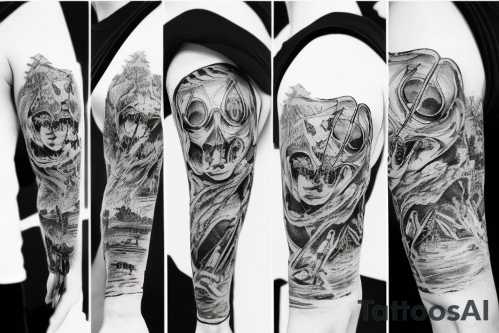 Wybuch atomowy nuclear Winter tattoo idea