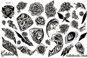 Kalendarz tattoo idea