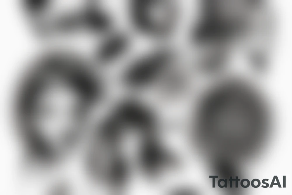 fighting neck depression tattoo idea