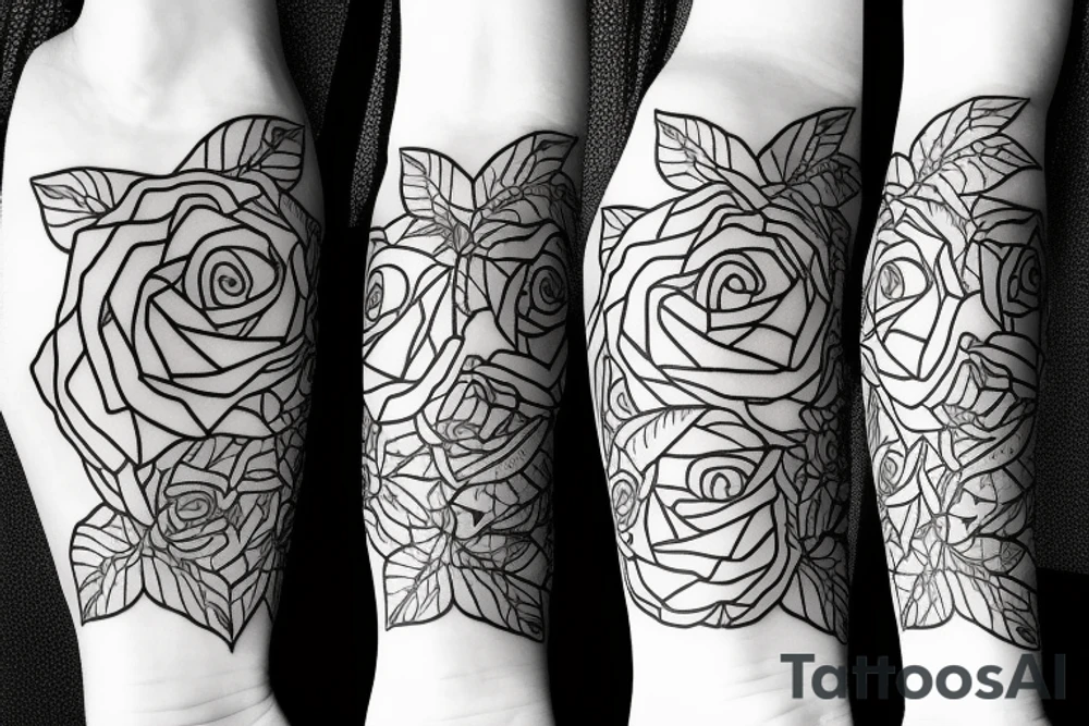 Rose tattoo idea