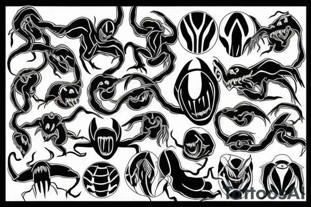 Venom tattoo idea