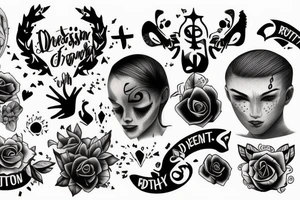 fighting depression tattoo idea