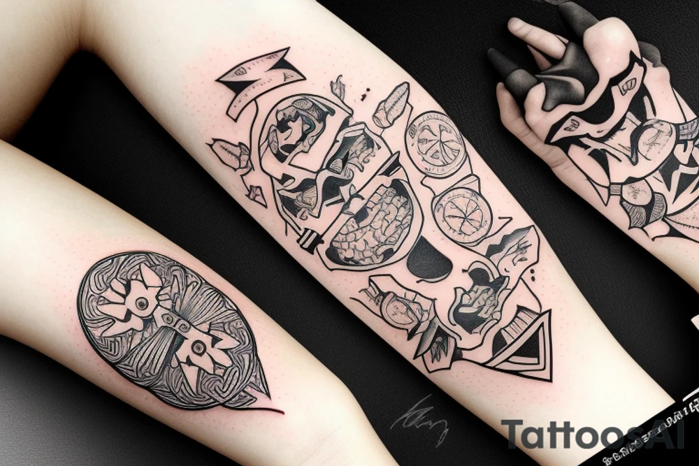 Me and my two sons tattoo idea