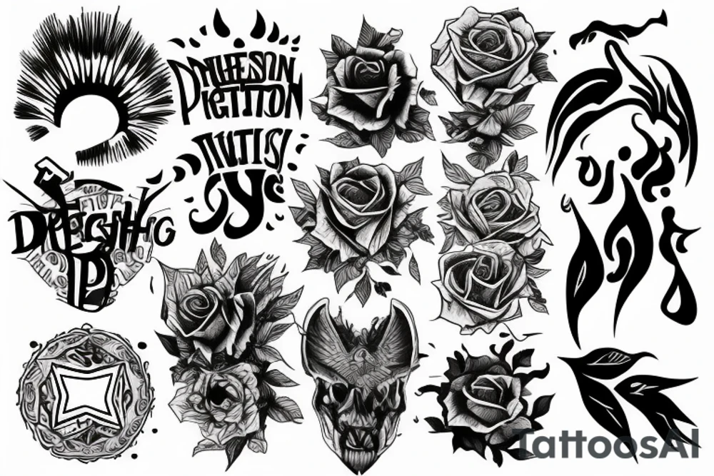 fighting depression tattoo idea