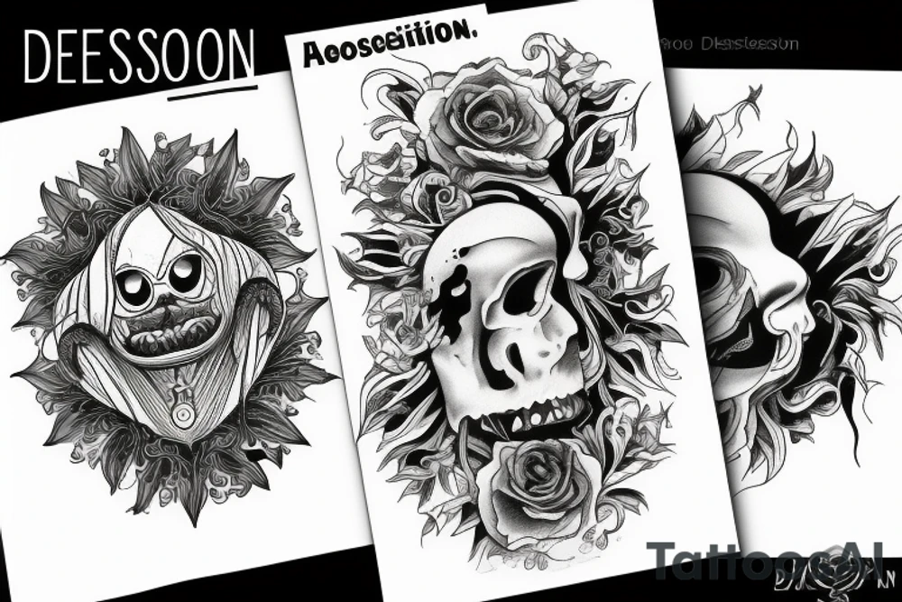 depression tattoo idea