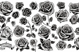 Rose tattoo idea