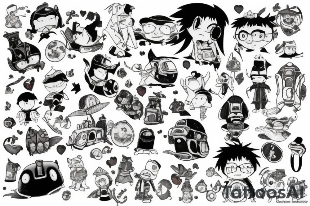 Me and my two sons tattoo idea