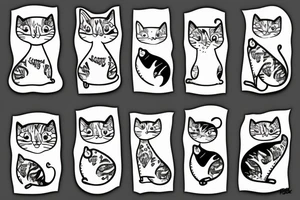 fat cat tattoo idea