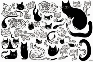 fat cat tattoo idea