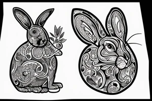 Rabbit tattoo idea