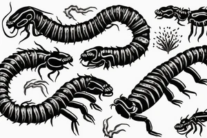 Centipede tattoo idea