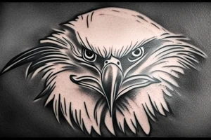 bald eagle graffiti tattoo idea