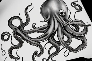 Realistic octopus, to wrap half way around a wrist tattoo idea