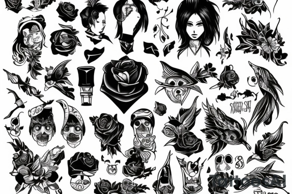 Otwarta paszczą lwa tattoo idea