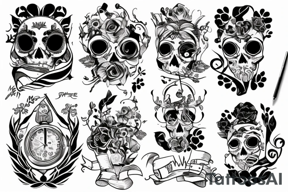 Otwarta paszczą lwa tattoo idea